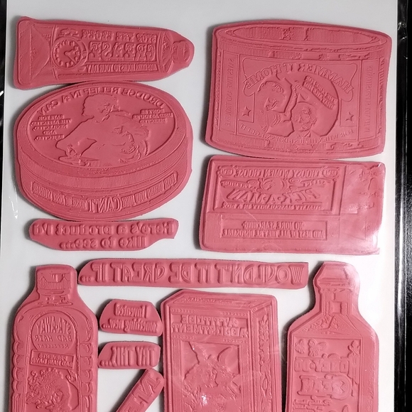 EZ Mount Stamp N Stor Chocolate Wrappers FSP108 Dream Products FSP60 Unmounted - Picture 5 of 10